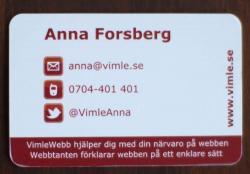 VimleAnnas visitkort