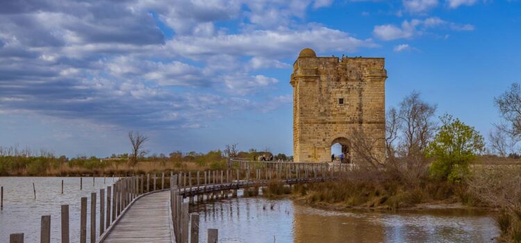 Franska utsikter: Tour Carbonnière i Camargue