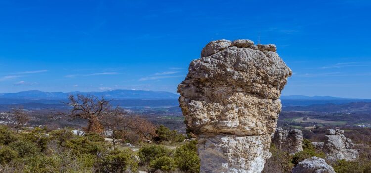 Franska utsikter: Les Mourres – spännande bergsformationer